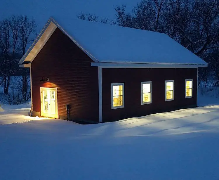 Shop in winter